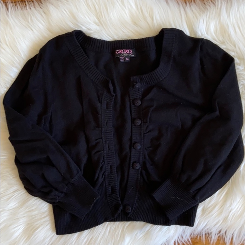 XOXO Black Cardigan